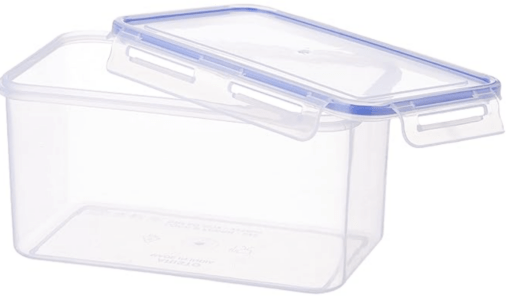 Aristo Lock & Fresh 222 Plastic Storage Container For Storing grains, pulses, rice, wheat etc- 2250 ML, Transparent Clear, large (LOCK&FRESH222) (22.5 x 13.5 x 12cm)